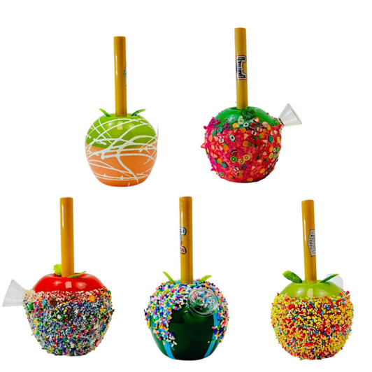 Candy Apple Bubbler - Assorted Designs