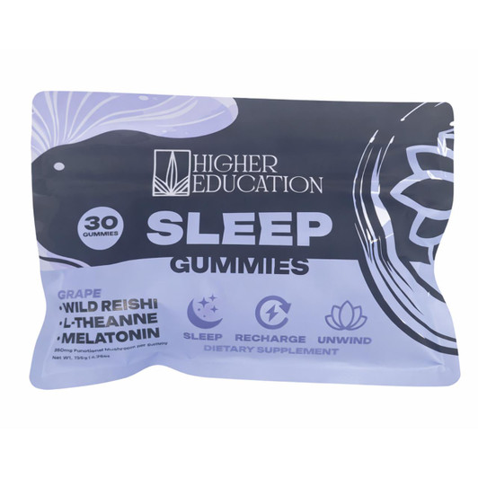 Higher Education Functional Mushroom Gummies 30CT Sleep-Grape
