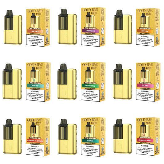 Gold Bar Max Nixodine 50K Puff Disposable Kit
