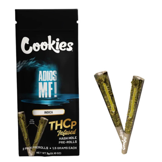 Cookies THCP Infused Hash Hole Prerolls 1.5G-1CT Adios MF Indica