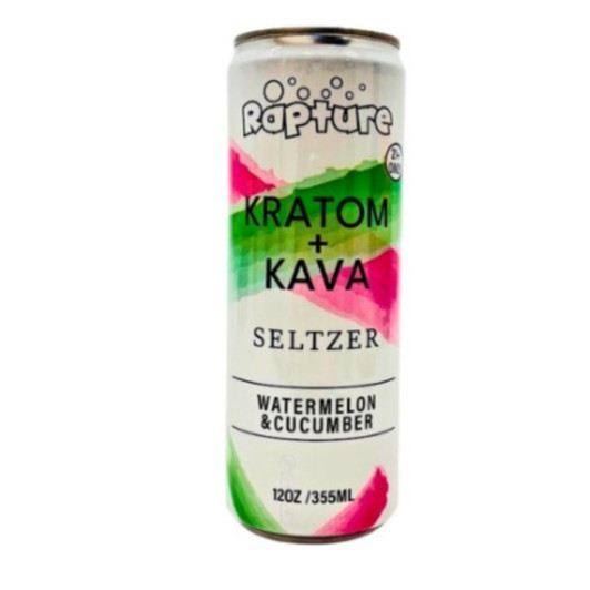 Rapture Kava Seltzer 12 OZ -100 MIT Watermelon Cucumber