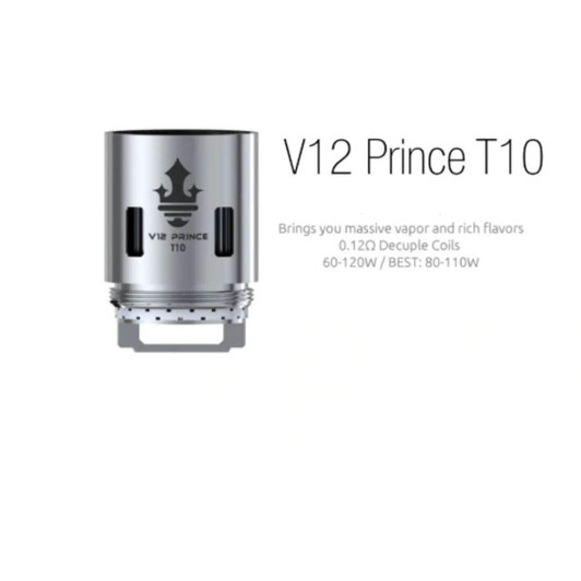 Smoktech TFV12 V12 Prince T10 Sub-Ohm Coils - 3 Pack Wholesale | Smoktech Wholesale