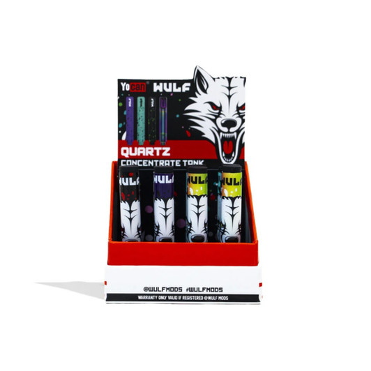 Wulf Mods Concentrate Tank Assorted Colors - 12PK Wholesale