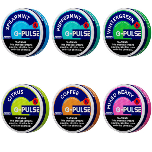 G-Pulse Nicotine Pouches - 5PK Wholesale