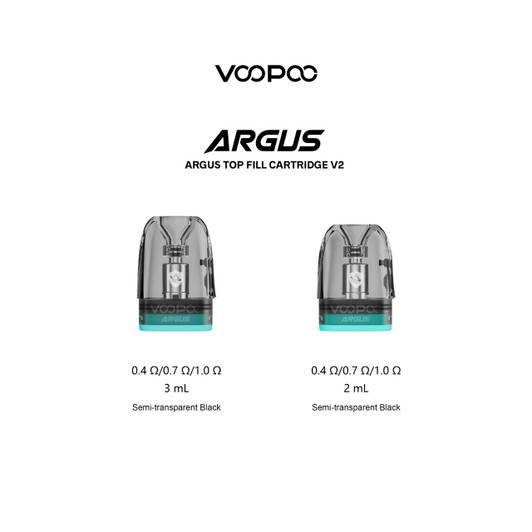 VooPoo Argus Replacement Pod Cartridge V2 - 3PK