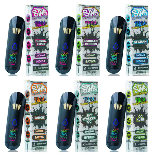 STNR THC-A Diamonds & Live Rosin Edition Disposable 2G