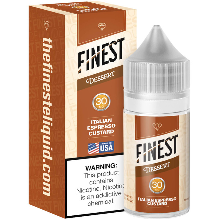 The Finest Dessert Edition Italian Espresso Custard 30ml Salt E-Liquid