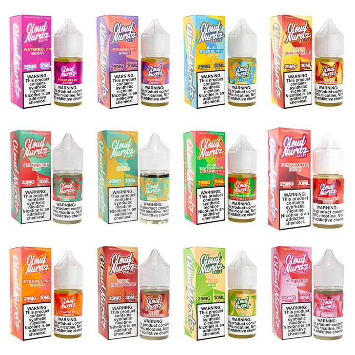 Cloud Nurdz Salts Synthetic Nicotine 30ml E-Juice