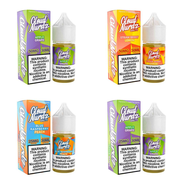 Cloud Nurdz Salts 30ml E-Juice 50MG