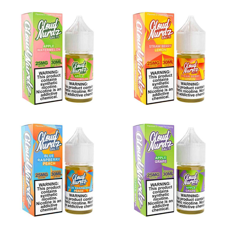 Cloud Nurdz Salts 30ml E-Juice 25MG