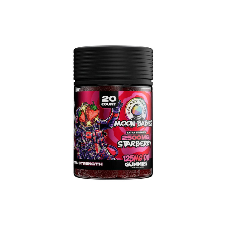 Galaxy Treats Moon Babies Extra Strength D8 Gummies 2500MG
