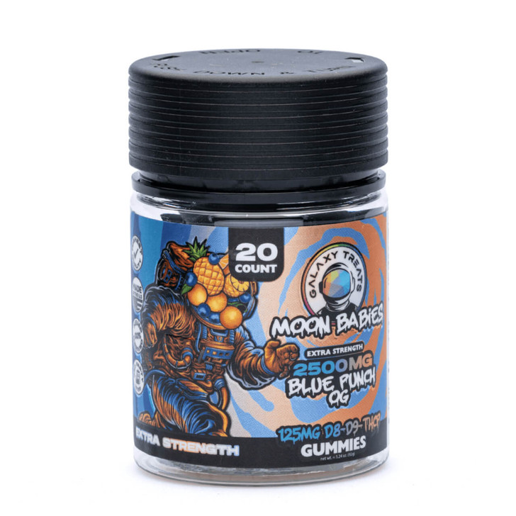 Galaxy Treats Moon Babies Extra Strength D8/D9/THCP Gummies 2500MG