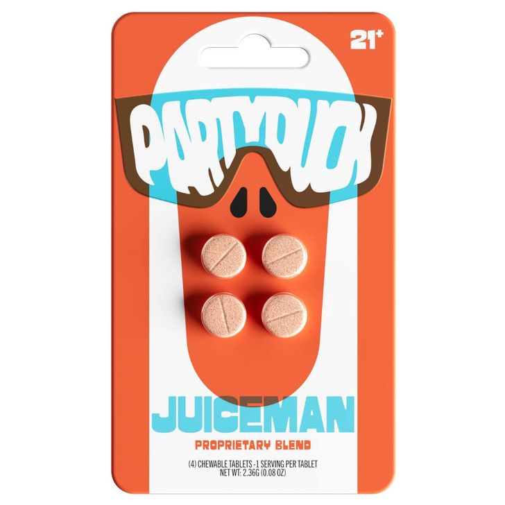 PartyDuck Juiceman Proprietary Blend Tablets 4CT - Orange
