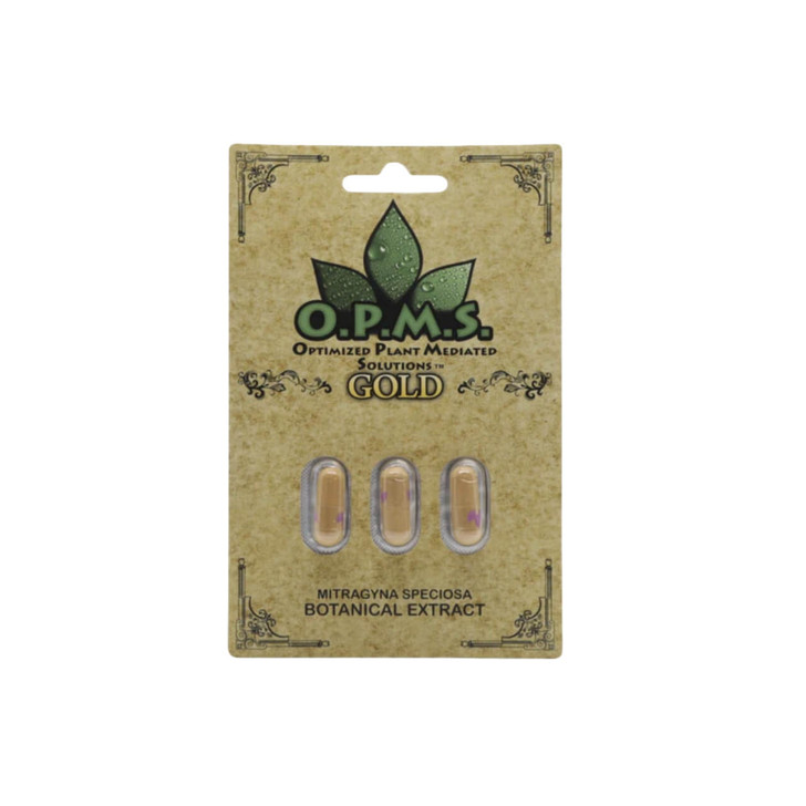 OPMS GOLD Kratom Extract Capsules