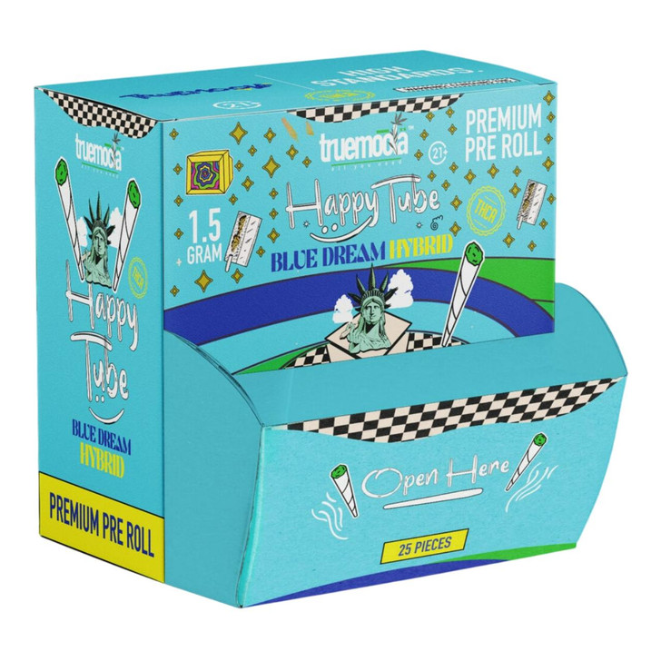 Truemoola Happy Tube THCA Prerolls 1.5G-25CT