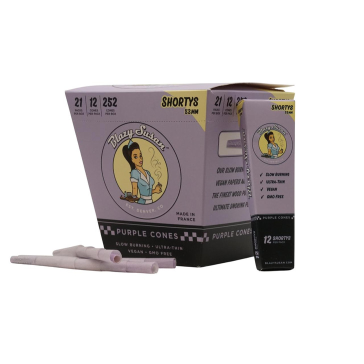 Blazy Susan Purple Cones 21PK