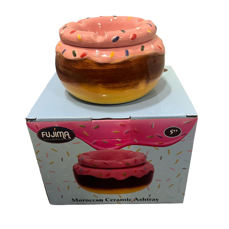 Fujima Pink Donut Moroccan Ceramic Ashtray