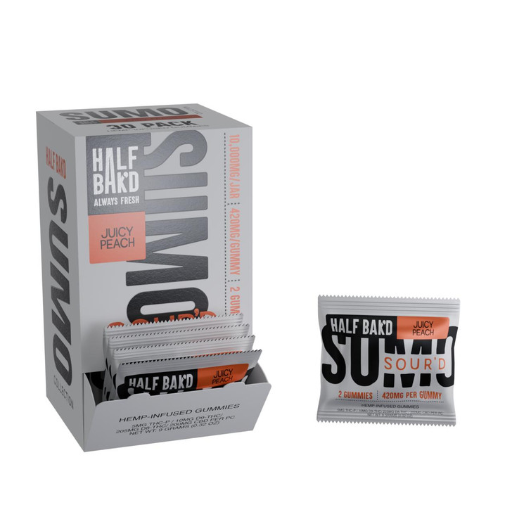 Half Bak'd Sumo Sour'D Blend Infused Gummies - 30CT