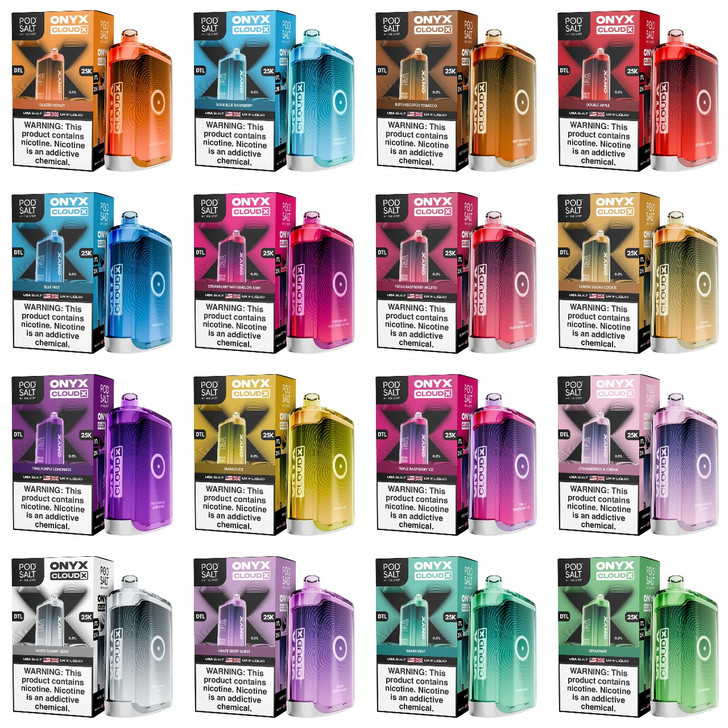 Pod Salt Onyx Cloud X 25K Puff Shisha Disposable