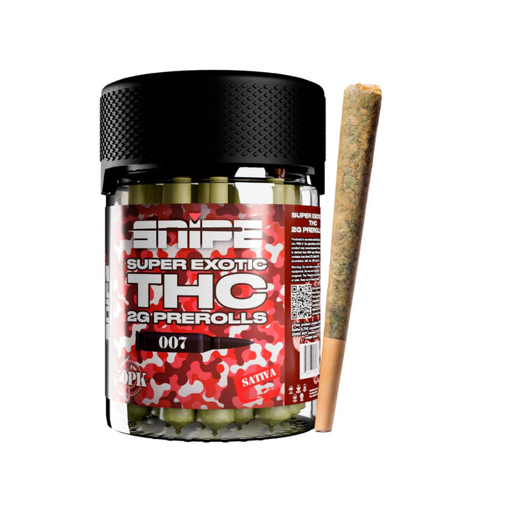 Snipe THCP Naked Prerolls Jar 2G - 50PK