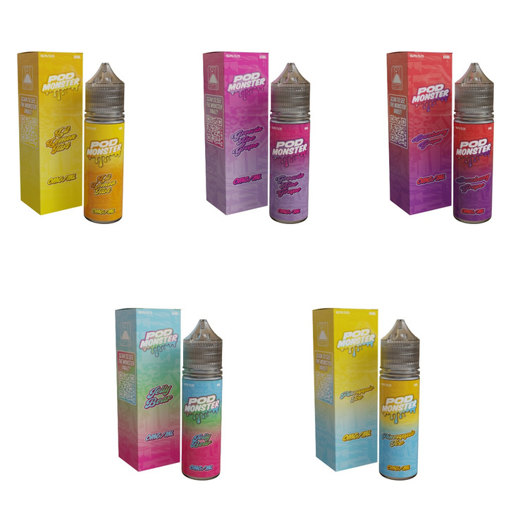 Pod Monster Salt 60ml E-Juice 0MG