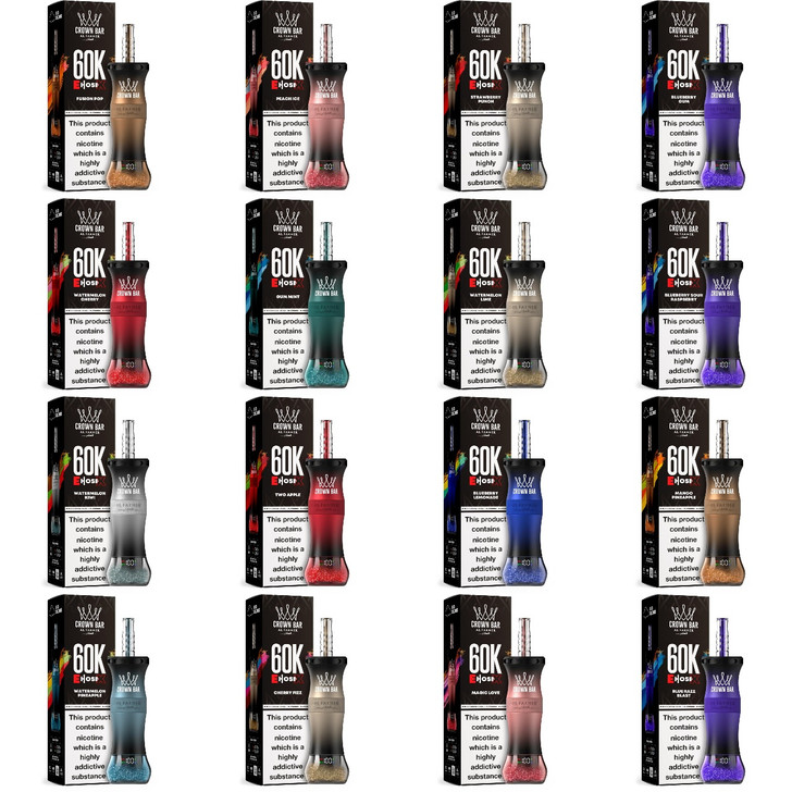 Al Fakher Crown Bar E Hose X 60K Puff Disposable