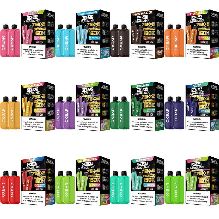 Oxbar Maglink Nixodine 75K Replacement Pod Cartridge - 2PK