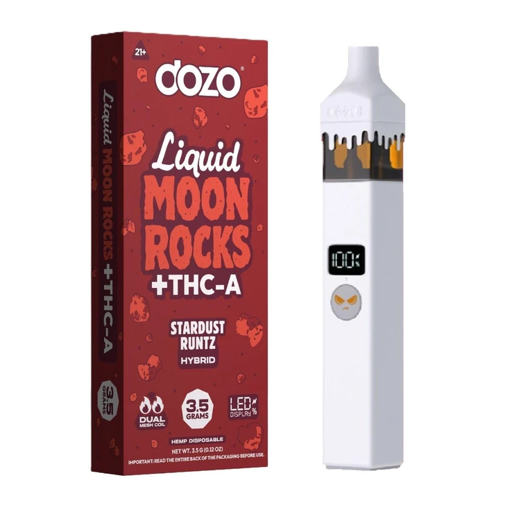 Dozo THC-A Liquid Moon Rock Disposable 3.5G