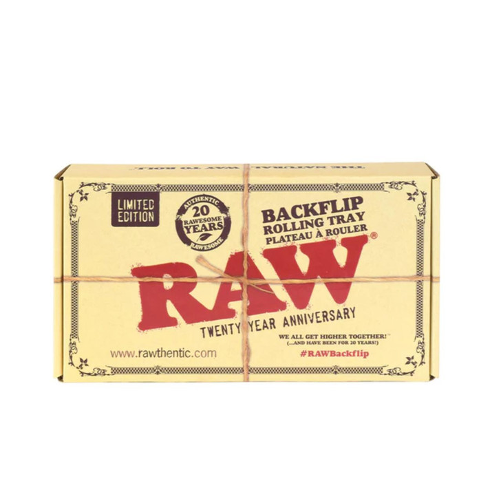Raw Rolling Tray 20th Anniversary Backflip