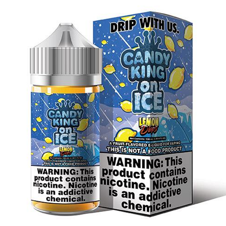 Candy King on Ice Lemon Drops 100ml E-Juice Wholesale | Candy King E-Juice Wholesale