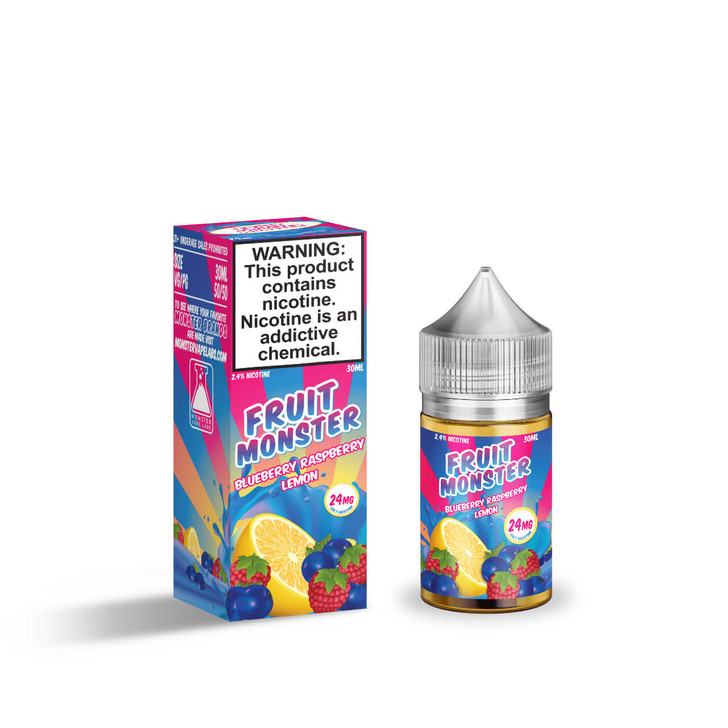 Fruit Monster Blueberry Raspberry Lemon Salt 30ml eJuice Wholesale | Jam Monster Wholesale