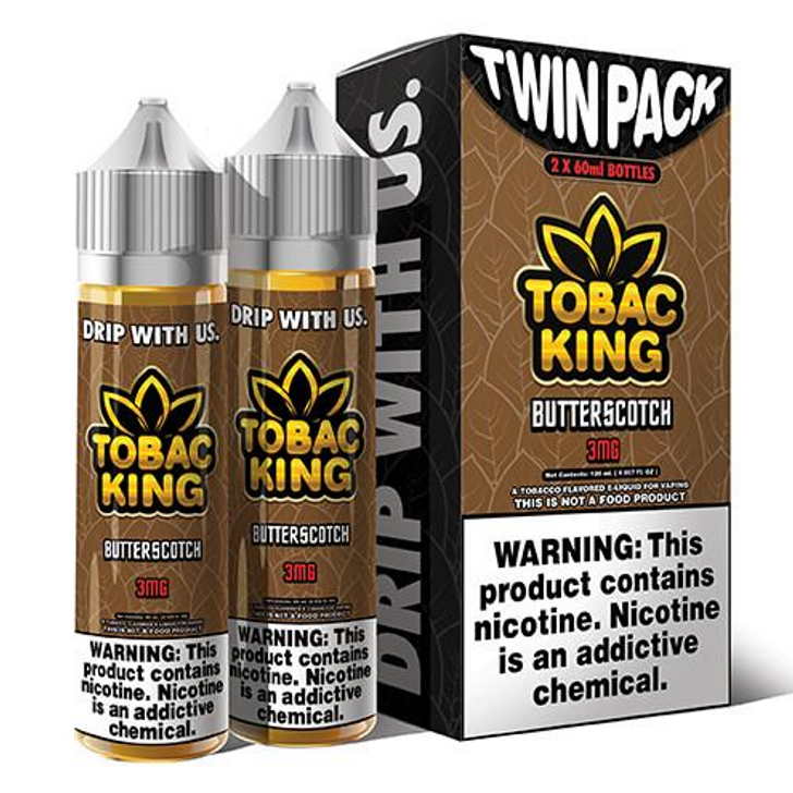 Tobac King Butterscotch 120ml eJuice Wholesale | Tobac King Wholesale