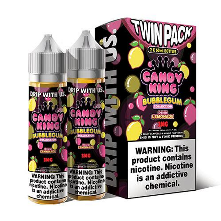 Candy King BubbleGum Pink Lemonade 120ml eJuice Wholesale | Candy King Wholesale