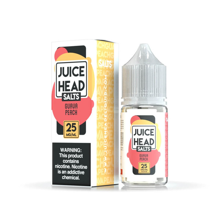Juice Head Guava Peach Salts 30ml eJuice Wholesale | Juice Head Wholesale
