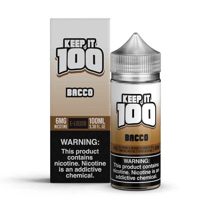 Keep it 100 Bacco 100ml E-Juice Wholesale | Keep it 100 Wholesale