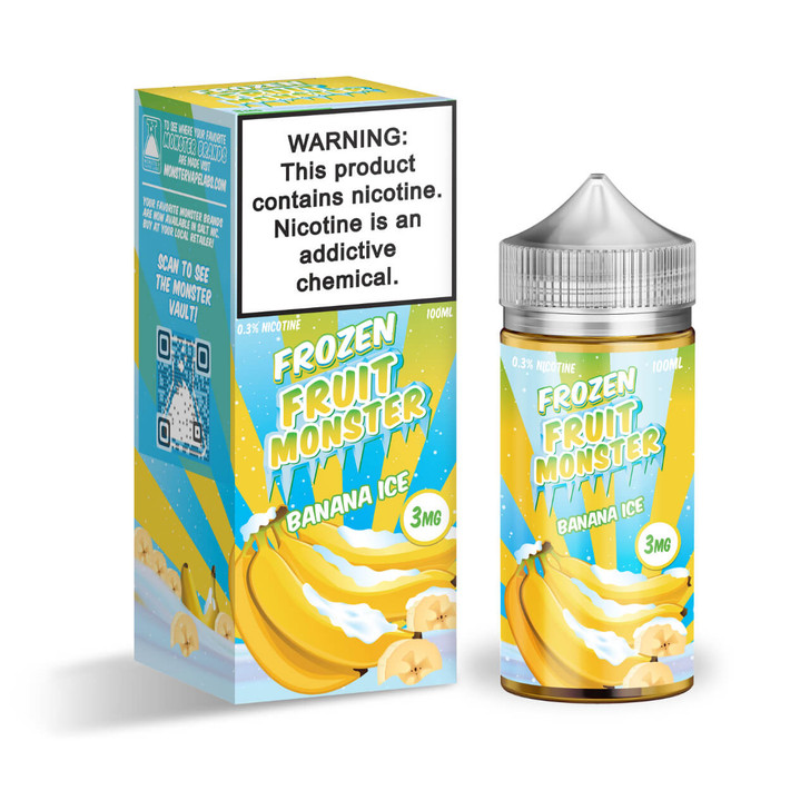 Frozen Fruit Monster Banana 100ml E-Juice Wholesale | Jam Monster Wholesale