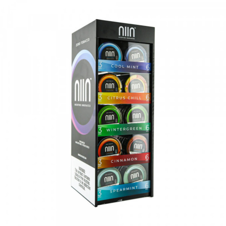 NIIN TFN 50 Can Primed Nicotine Pouch Display Unit Wholesale | NIIN Wholesale