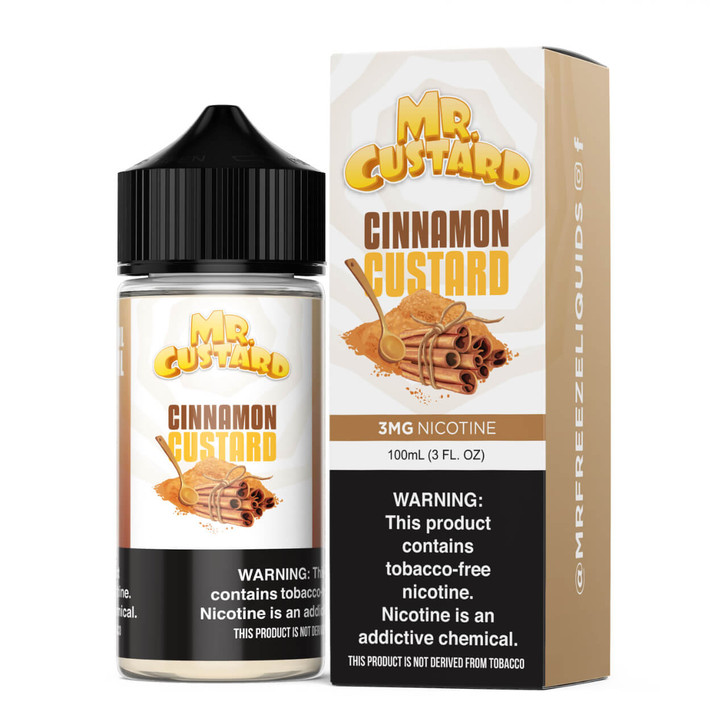 Mr.Custard Cinnamon Custard 100ml E-Juice Wholesale | Mr.Custard Wholesale