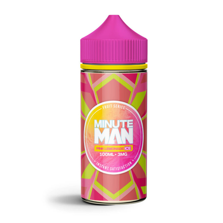 Minute Man Pink Lemonade Ice Tobacco Free Nicotine 100ml E-Juice Wholesale | Minute Man Wholesale
