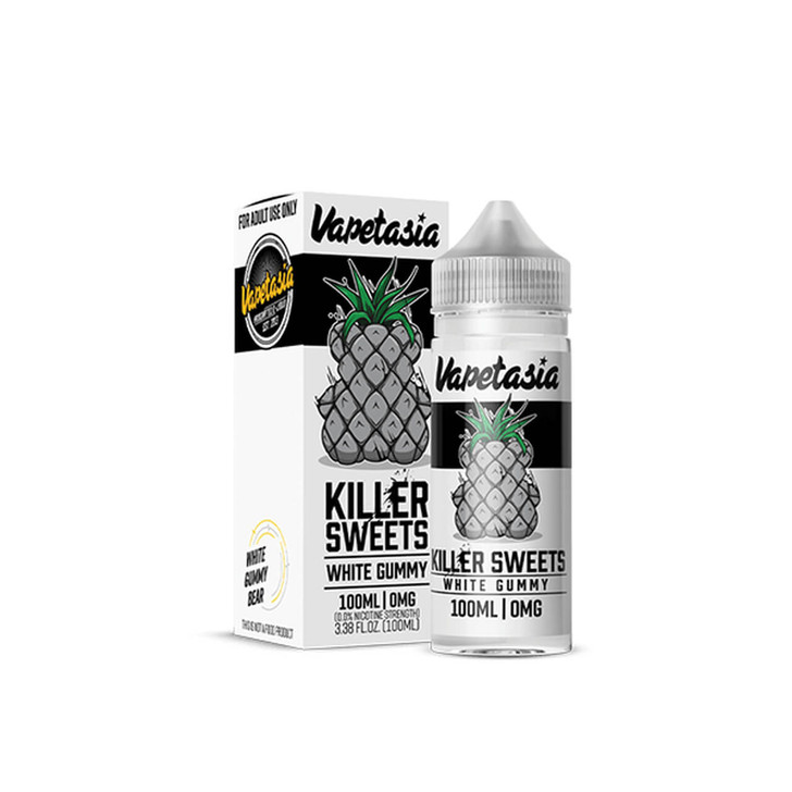 Vapetasia Killer Sweets White Gummy 100ml Synthetic Nicotine E-Juice Wholesale | Vapetasia Wholesale