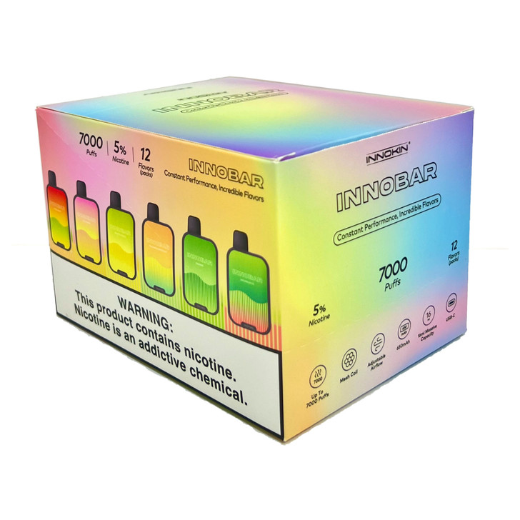 Innokin InnoBar 7000 Puff Disposable Vape Rainbow Gift Set Package - 12ct Wholesale | Innokin Wholesale