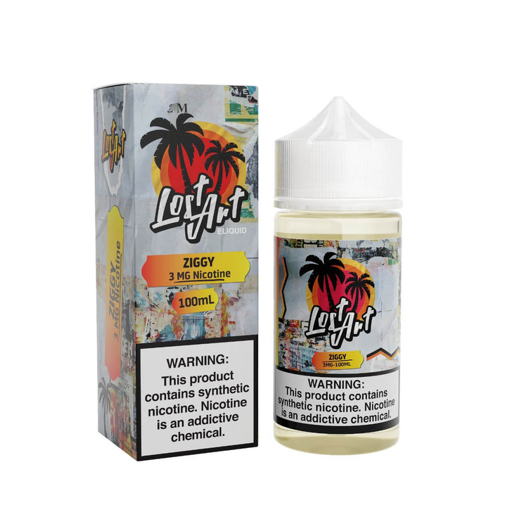 Lost Art Ziggy Synthetic Nicotine 100ml E-Juice Wholesale | Lost Art Wholesale