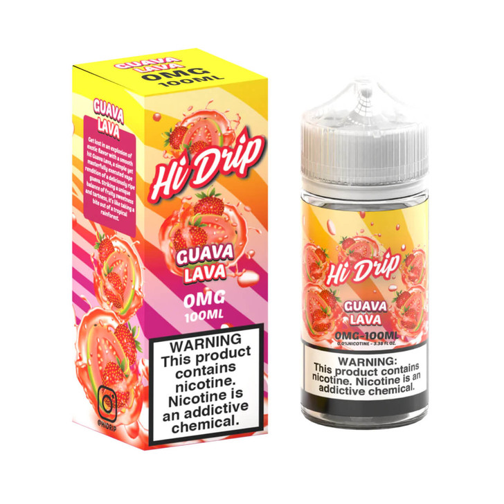 Hi-Drip Guava Lava 100ml E-Juice Wholesale | Hi-Drip Wholesale