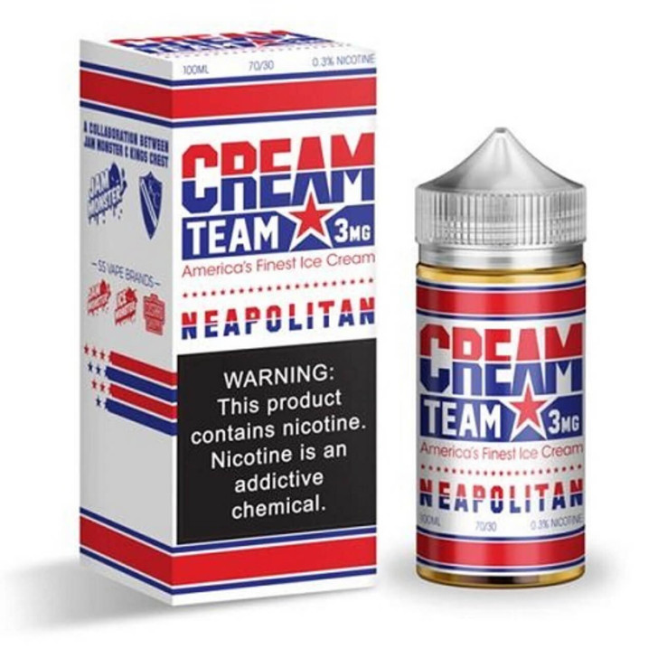 Cream Team Neapolitan 100ml E-Juice Wholesale | Cream Team Wholesale