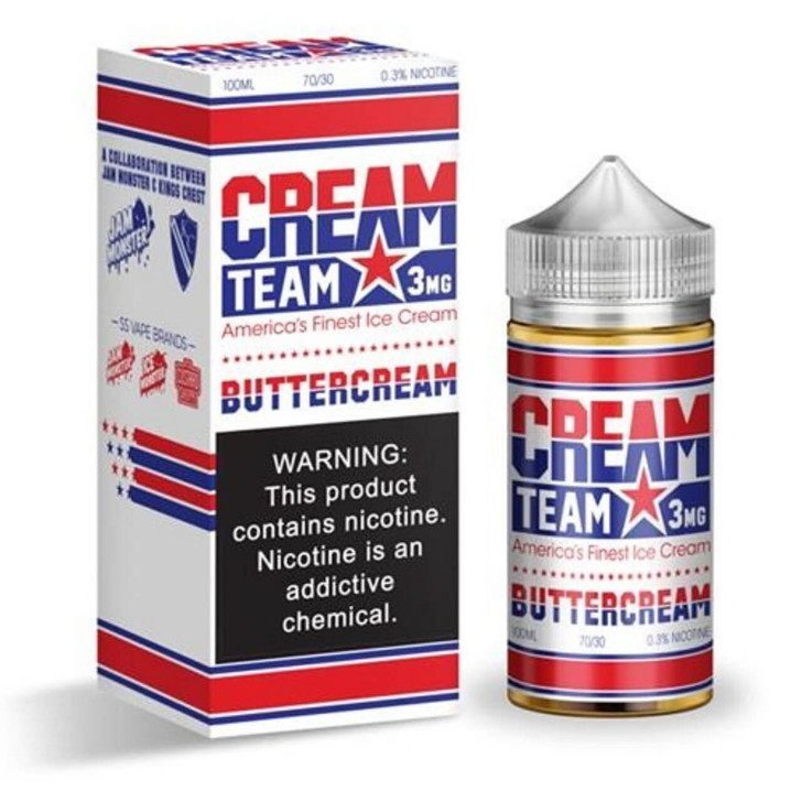 Cream Team Butter Cream 100ml E-Juice Wholesale | Cream Team Wholesale
