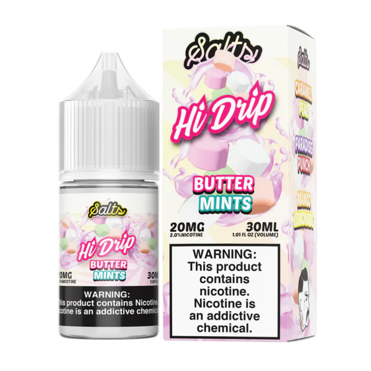 Hi-Drip Salts Butter Mints 30ml E-Juice Wholesale | Hi-Drip Wholesale