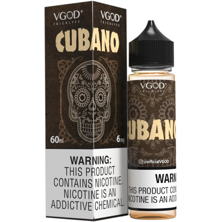 VGOD Cubano 60ml E-Juice 6mg Wholesale | VGOD Wholesale