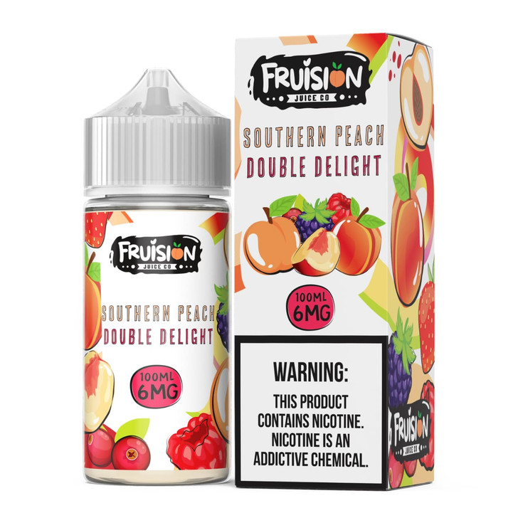 Fruision Southern Peach Double Delight 100ml E-Juice 6mg Wholesale | Fruision Wholesale