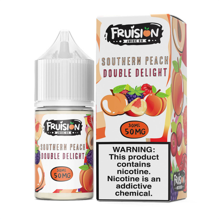 Fruision Salts Southern Peach Delight 30ml E-Juice 50mg Wholesale | Fruision Wholesale