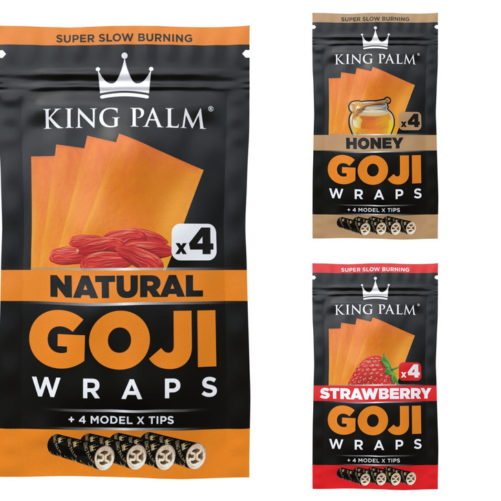 King Palm Goji Wraps - 4PK Wholesale | King Palm Wholesale